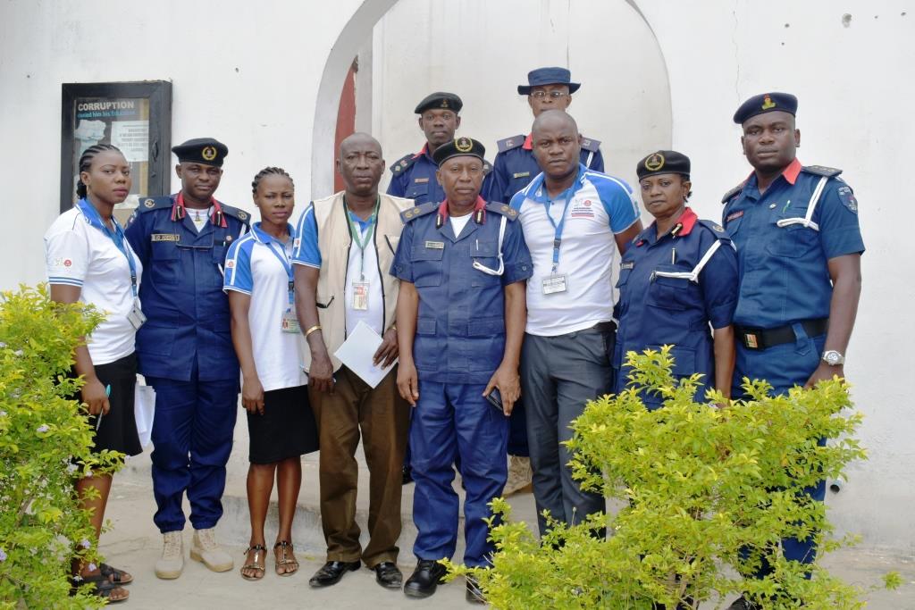 CHRCR Advocacy visit to Philip Olusola Ayodele, the Commandant,  NSCDC, Kogi State Command, Lokoja,