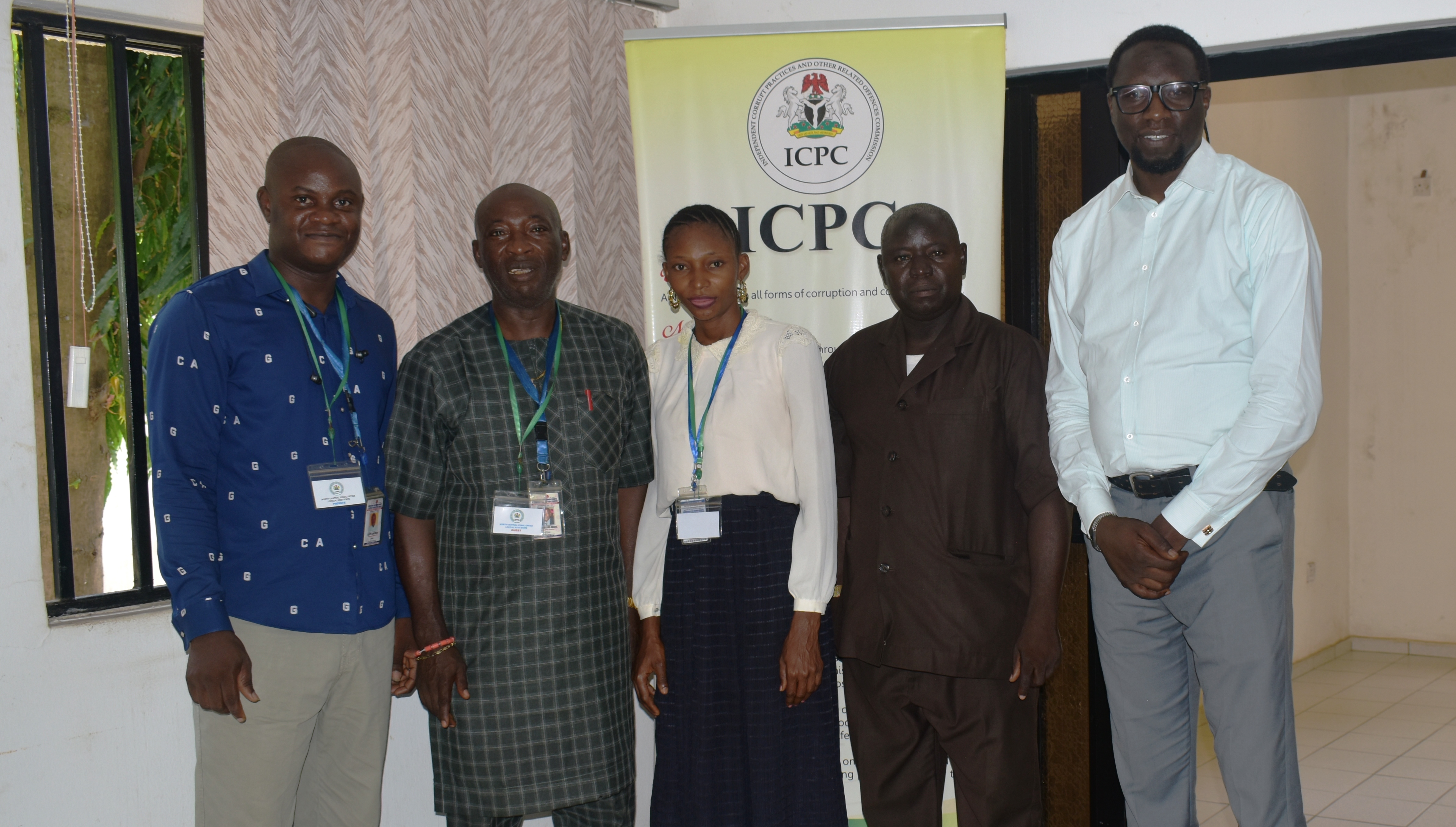 Conscience for Human Rights and Conflict Resolution (CHRCR) Advocacy Visit to Independent Corrupt Practices and Other Related Offences Commission (ICPC).