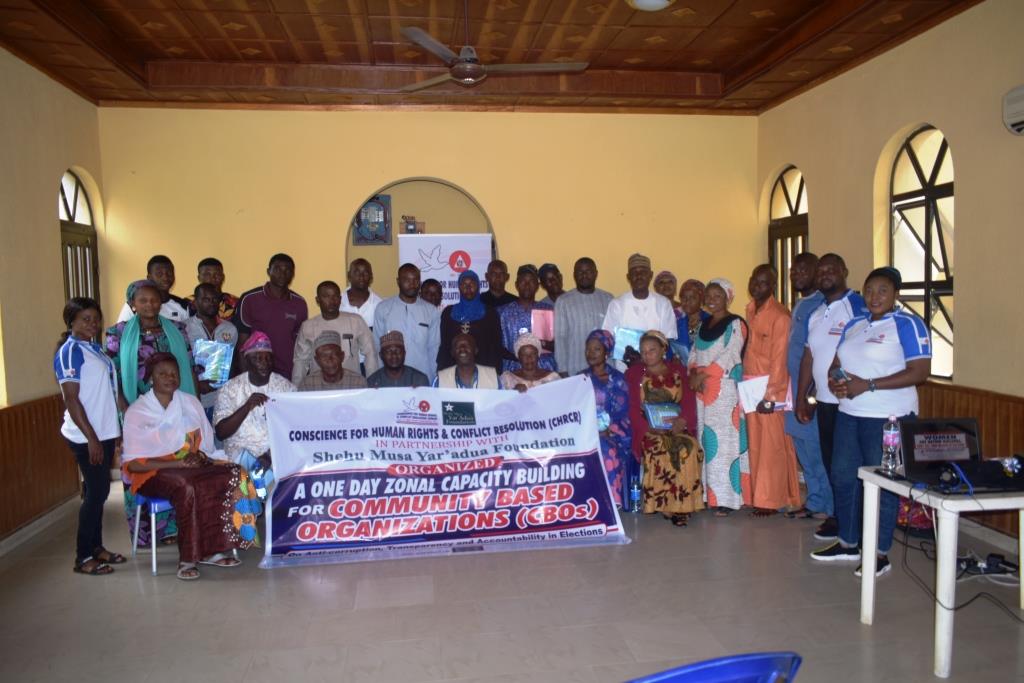 During the One Day Zonal Capacity Building for Community Based Organizations (CBOs) in Adavi/Okehi Federal Constituency