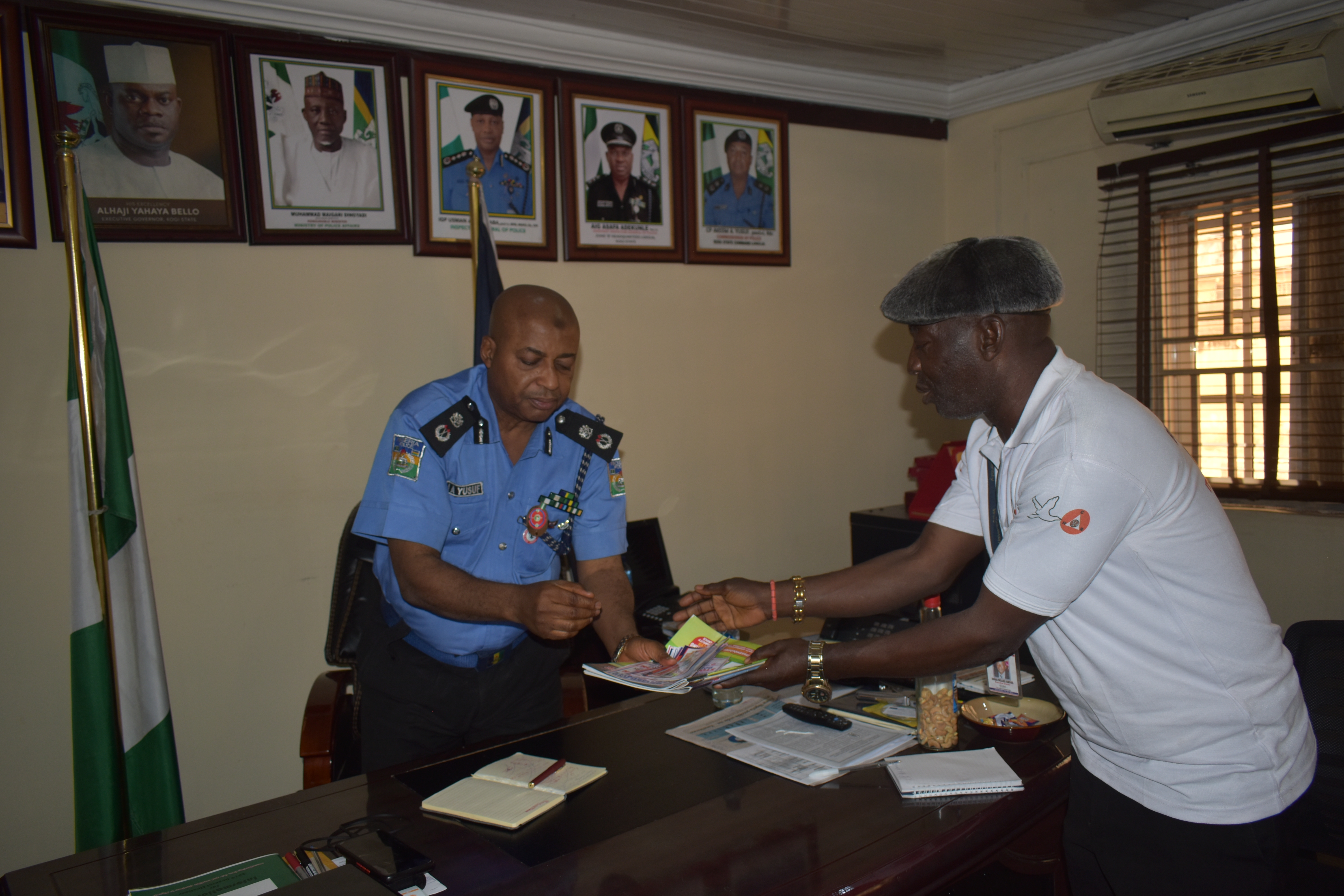 Conscience for Human Rights and Conflict Resolution (CHRCR) Advocacy Visit to Nigeria Police Force (NPF) Kogi State Command