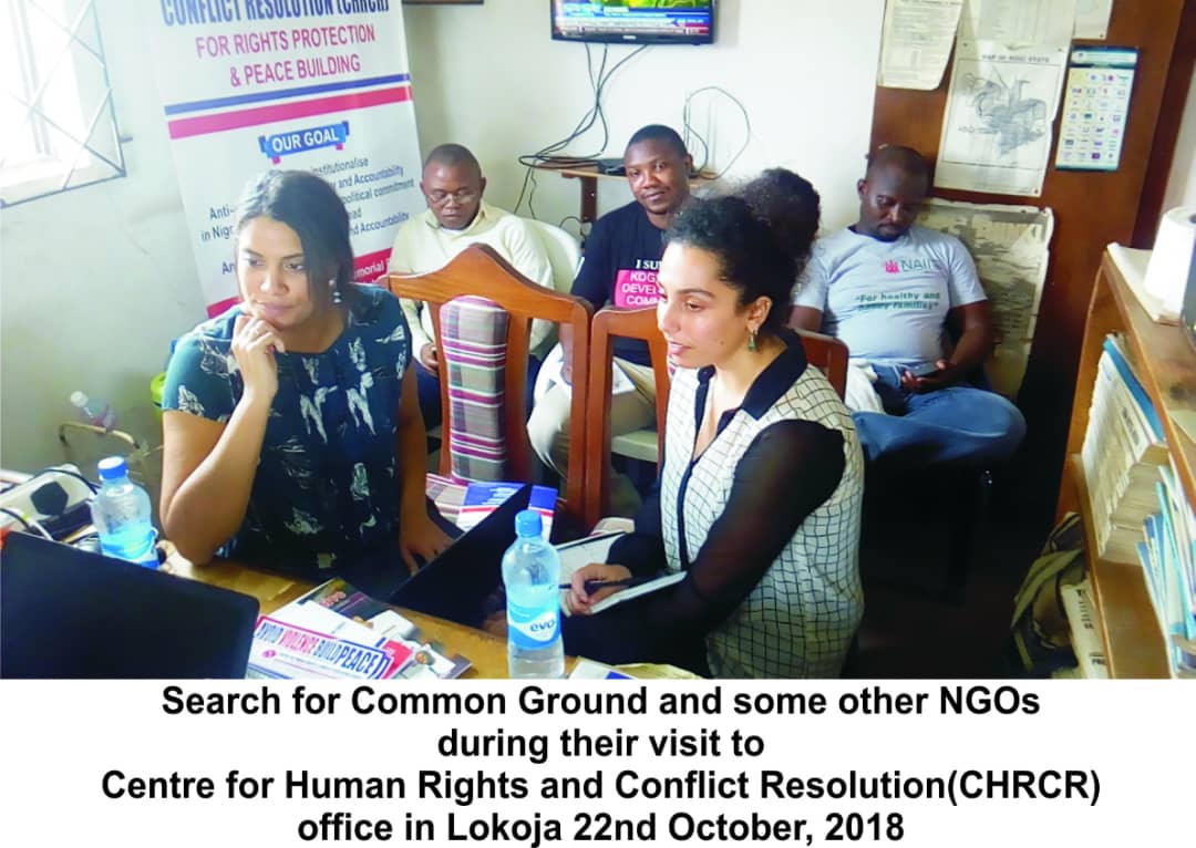 Search for Common Ground and other NGOs visits CHRCR