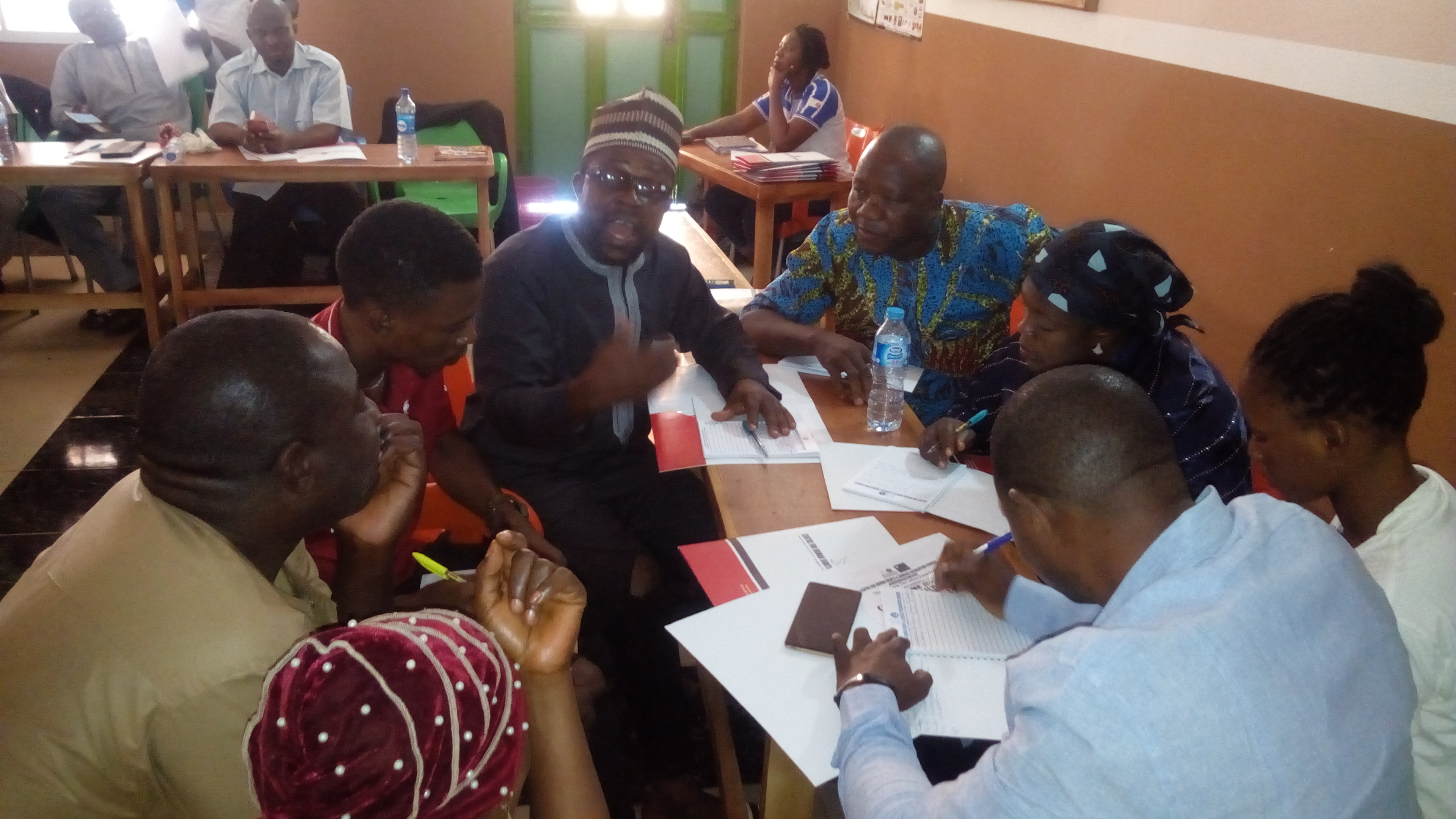 Group Work At the One Day Capacity Building for Community Based Organizations (CBOs) @Anyigba
